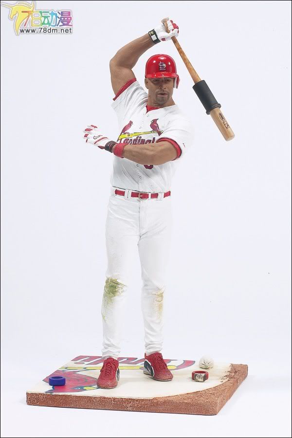 麦克法兰系列玩具 MLB职业棒球系列 3寸 MLB 第4代 ALBERT PUJOLS 2