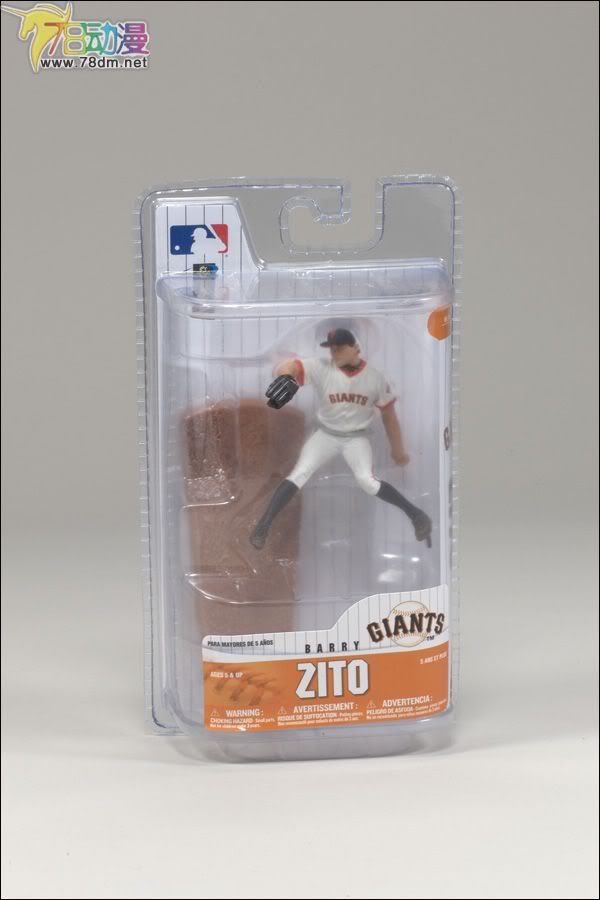 麦克法兰系列玩具 MLB职业棒球系列 3寸 MLB 第6代 BARRY ZITO
