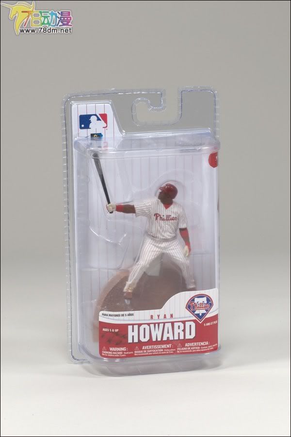 麦克法兰系列玩具 MLB职业棒球系列 3寸 MLB 第6代 RYAN HOWARD