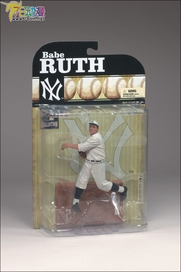麦克法兰系列玩具 MLB职业棒球系列 COOPERSTOWN  2009(第6代) BABE RUTH 2 (N.Y. YANKEES)