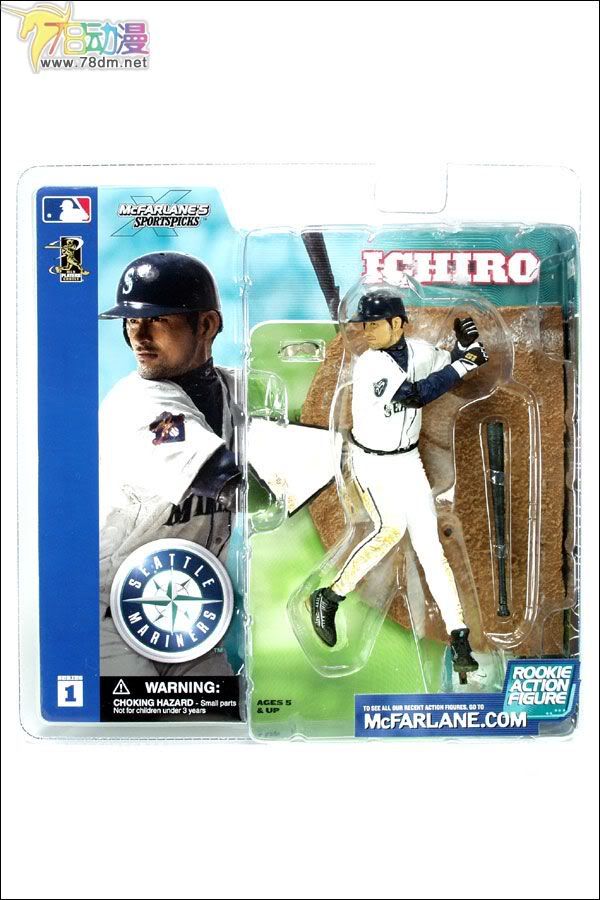 麦克法兰系列玩具 MLB职业棒球系列 MLB 第1代 ICHIRO