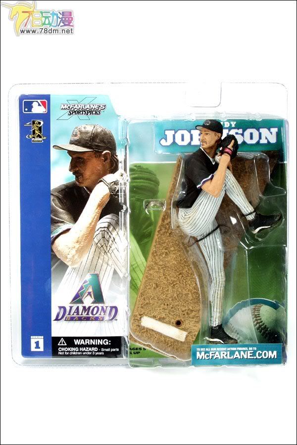 麦克法兰系列玩具 MLB职业棒球系列 MLB 第1代 RANDY JOHNSON