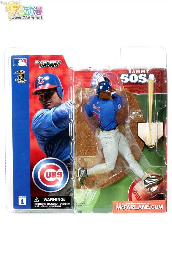麦克法兰系列玩具 MLB职业棒球系列 MLB 第1代 SAMMY SOSA