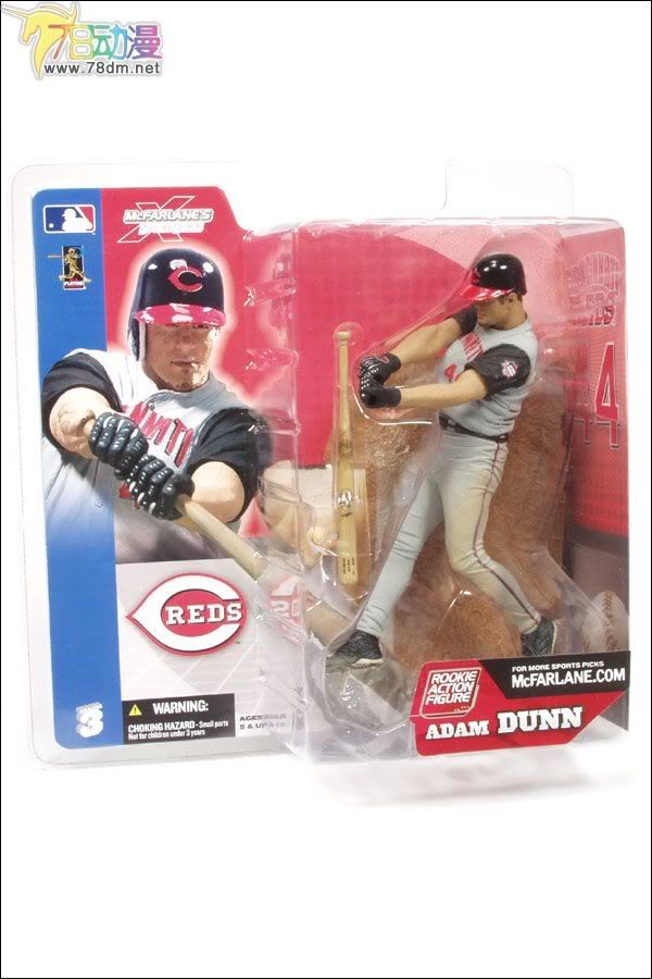 麦克法兰系列玩具 MLB职业棒球系列 MLB 第3代 ADAM DUNN
