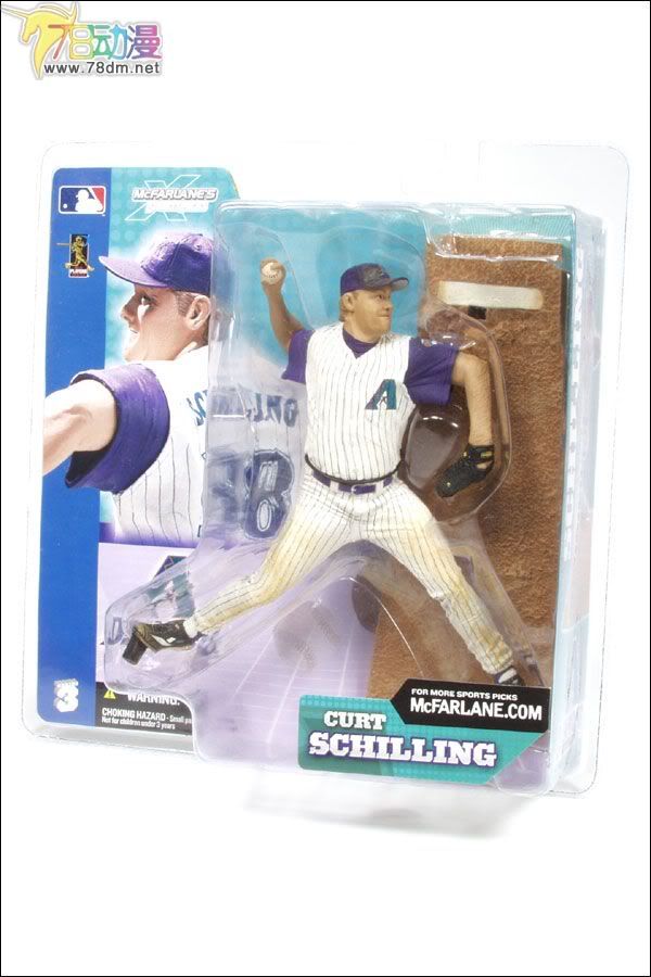 麦克法兰系列玩具 MLB职业棒球系列 MLB 第3代 CURT SCHILLING