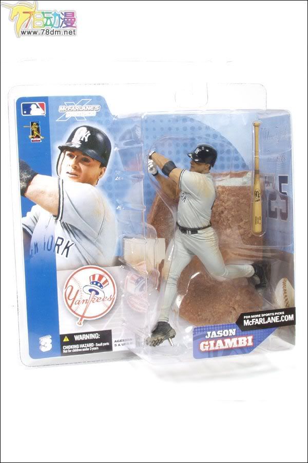 麦克法兰系列玩具 MLB职业棒球系列 MLB 第3代 JASON GIAMBI