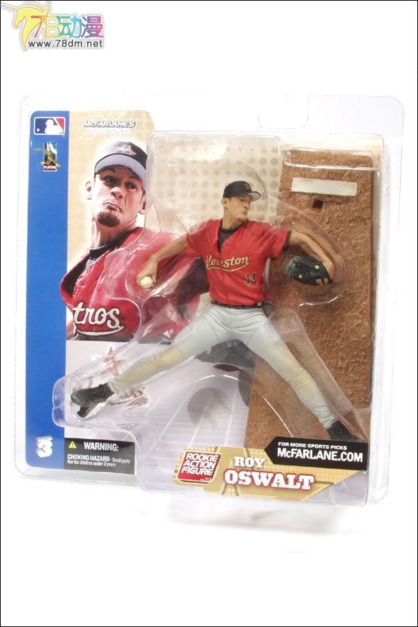 麦克法兰系列玩具 MLB职业棒球系列 MLB 第3代 ROY OSWALT
