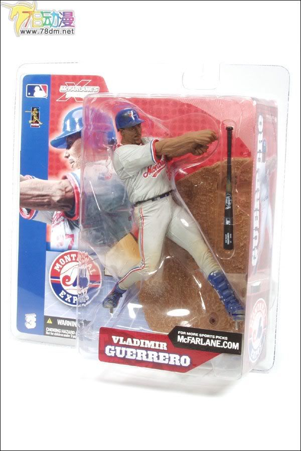 麦克法兰系列玩具 MLB职业棒球系列 MLB 第3代 VLADIMIR GUERRERO