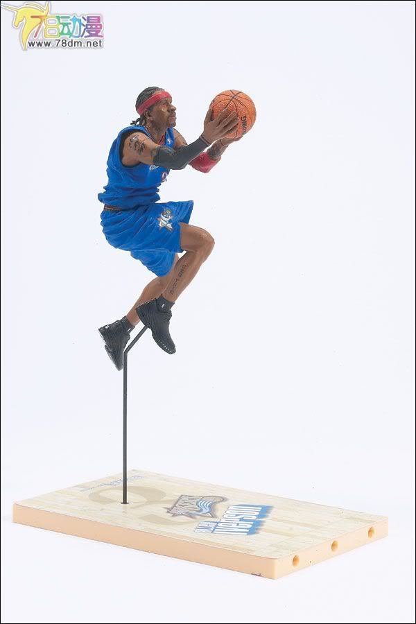 麦克法兰系列玩具 NBA篮球系列 NATIONAL 2004: ALLEN IVERSON  阿伦-艾弗森