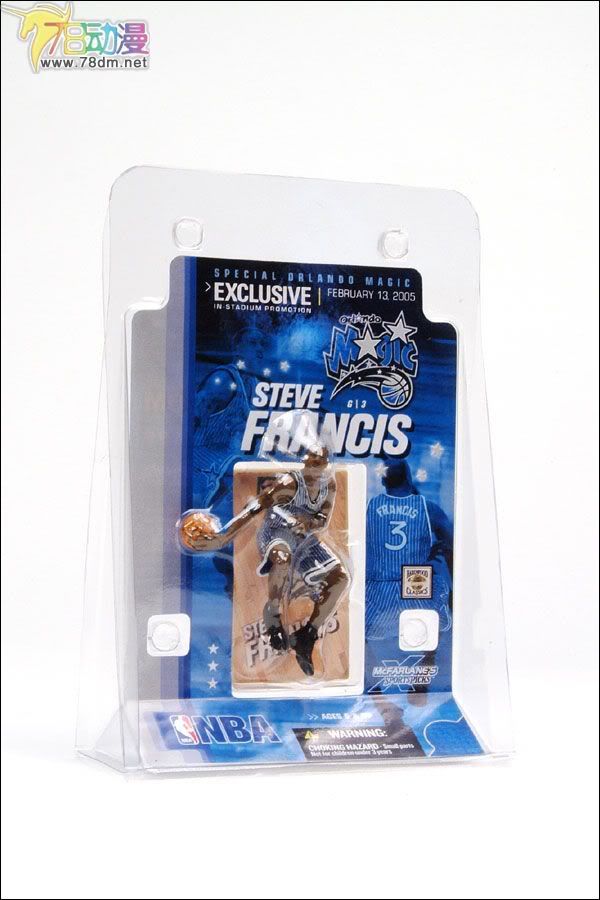 麦克法兰系列玩具 NBA篮球系列 3-INCH STEVE FRANCIS (GIVEAWAY)  3寸 史蒂夫-弗朗西斯 赠品版