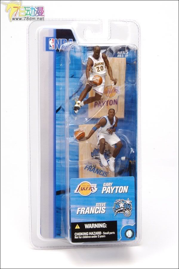 麦克法兰系列玩具 NBA篮球系列 3寸NBA 第2代 GARY PAYTON/STEVE FRANCIS 加里-佩顿/史蒂夫-弗朗西斯