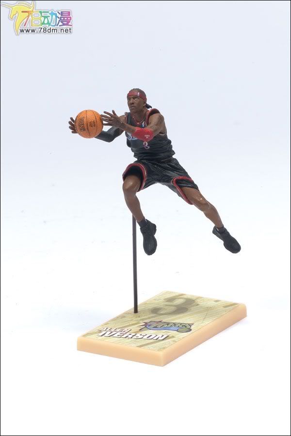 麦克法兰系列玩具 NBA篮球系列 3寸NBA 第4代 ALLEN IVERSON 2 阿伦-艾弗森 2