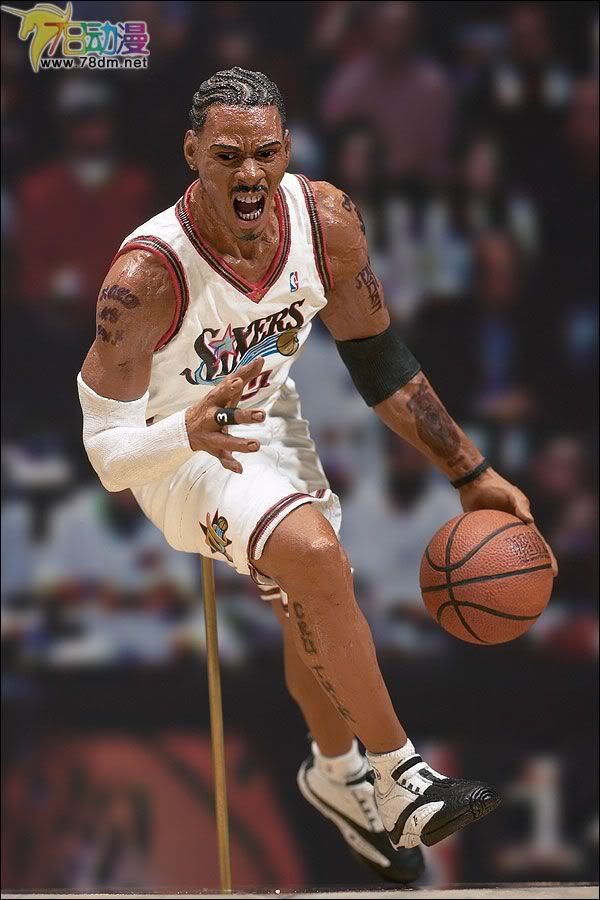 麦克法兰系列玩具 NBA篮球系列 NBA第1代 ALLEN IVERSON  阿伦-艾弗森