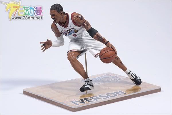 麦克法兰系列玩具 NBA篮球系列 NBA第1代 ALLEN IVERSON  阿伦-艾弗森