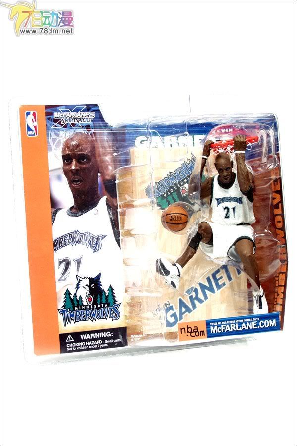 麦克法兰系列玩具 NBA篮球系列 NBA第1代 KEVIN GARNETT 凯文-加内特