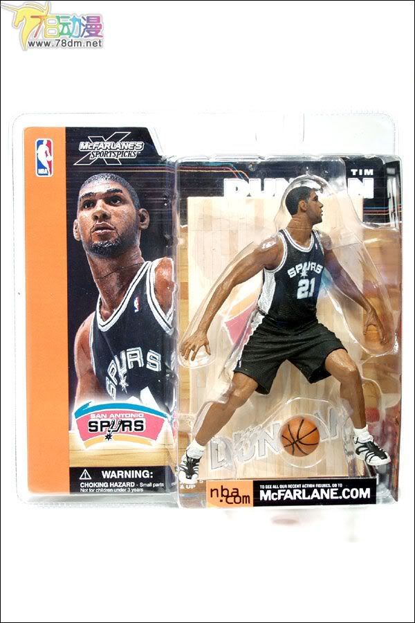 麦克法兰系列玩具 NBA篮球系列 NBA第1代 TIM DUNCAN 蒂姆-邓肯