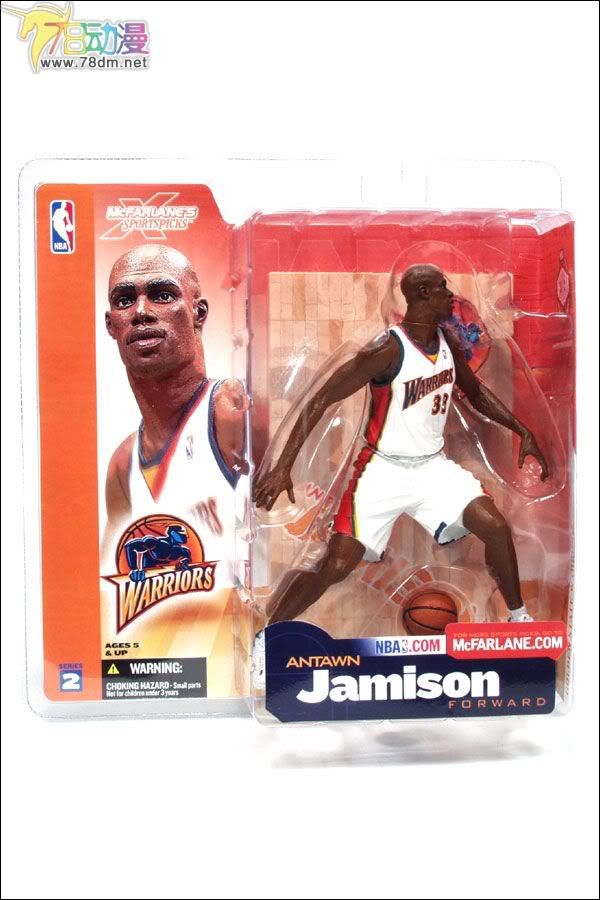 麦克法兰系列玩具 NBA篮球系列 NBA第2代 ANTAWN JAMISON  安托万-贾米森