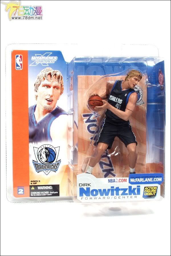 麦克法兰系列玩具 NBA篮球系列 NBA第2代 DIRK NOWITZKI 德克-诺维斯基