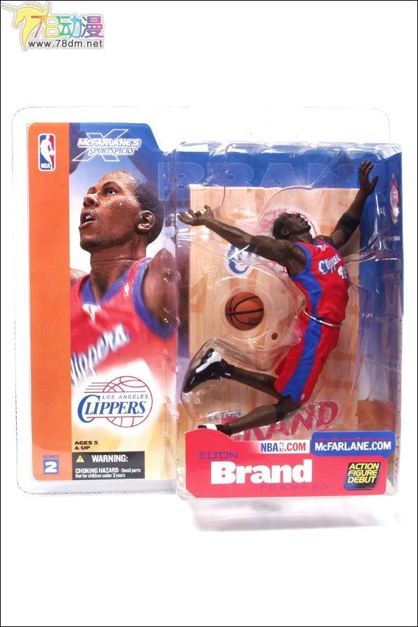 麦克法兰系列玩具 NBA篮球系列 NBA第2代 ELTON BRAND 埃尔顿-布兰德