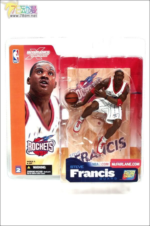 麦克法兰系列玩具 NBA篮球系列 NBA第2代 STEVE FRANCIS 史蒂夫-弗朗西斯