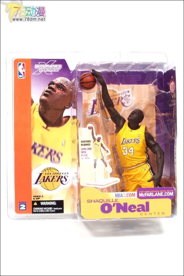 麦克法兰系列玩具 NBA篮球系列 NBA第2代 SHAQUILLE O’NEAL 沙奎尔-奥尼尔
