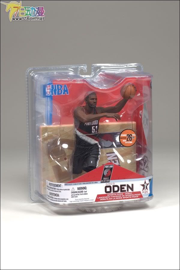 麦克法兰系列玩具 NBA篮球系列 NBA第14代 GREG ODEN 格雷格-奥登