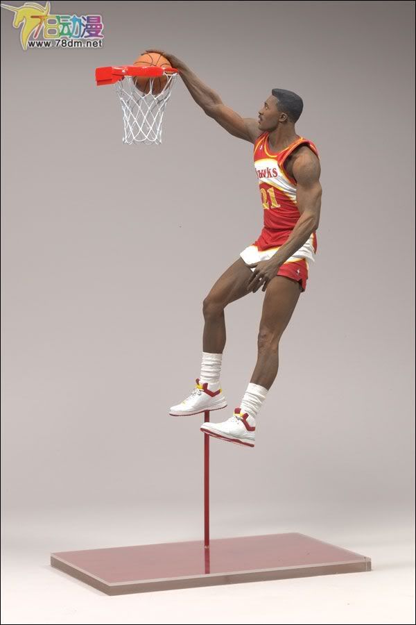 麦克法兰系列玩具 NBA篮球系列 NBA传奇 第3代 DOMINIQUE WILKINS 多米尼克-威尔金斯