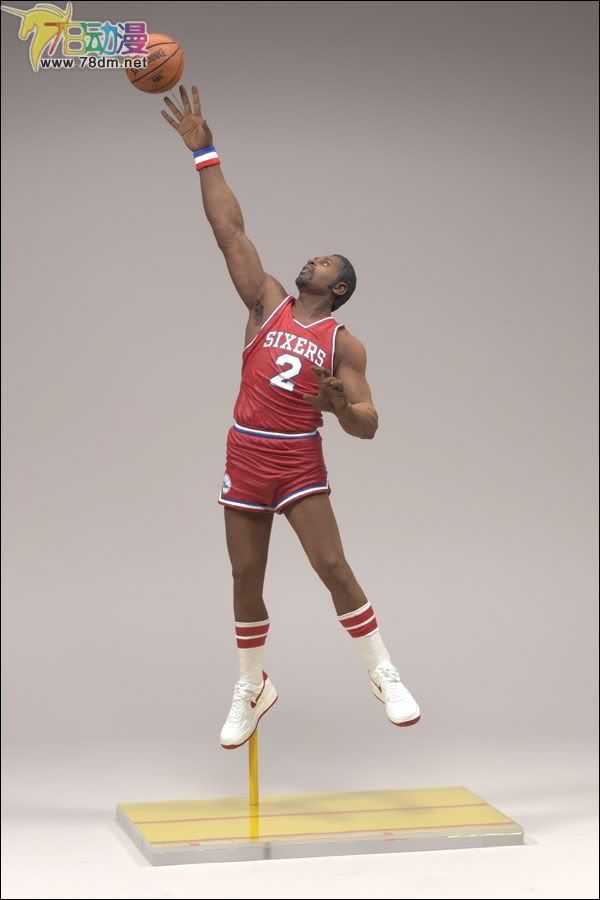 麦克法兰系列玩具 NBA篮球系列 NBA传奇 第3代 MOSES MALONE 摩西-马龙