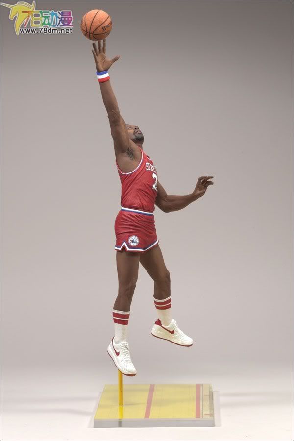 麦克法兰系列玩具 NBA篮球系列 NBA传奇 第3代 MOSES MALONE 摩西-马龙