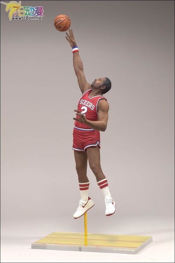 麦克法兰系列玩具 NBA篮球系列 NBA传奇 第3代 MOSES MALONE 摩西-马龙
