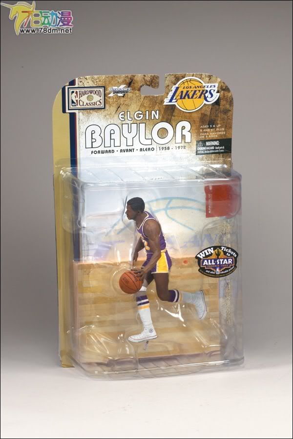 麦克法兰系列玩具 NBA篮球系列 NBA传奇 第4代 ELGIN BAYLOR 埃尔金-贝勒