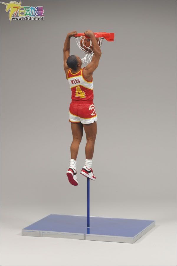 麦克法兰系列玩具 NBA篮球系列 NBA传奇 第4代 SPUD WEBB  斯伯特-韦伯