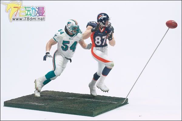 麦克法兰系列玩具 NFL美式足球系列 NFL 2-PACK: ED MCCAFFREY & ZACH THOMAS