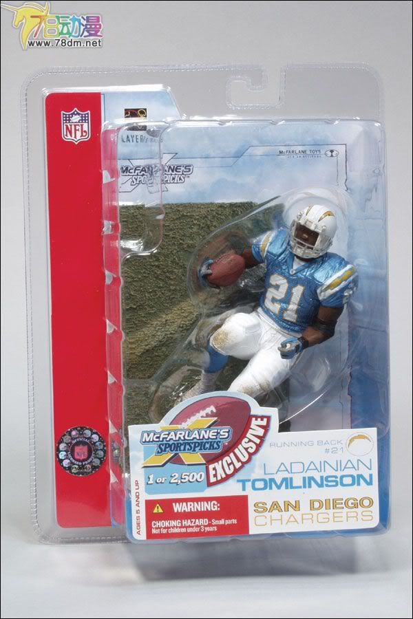 麦克法兰系列玩具 NFL美式足球系列 SUPER BOWL XXXVII: LADAINIAN TOMLINSON