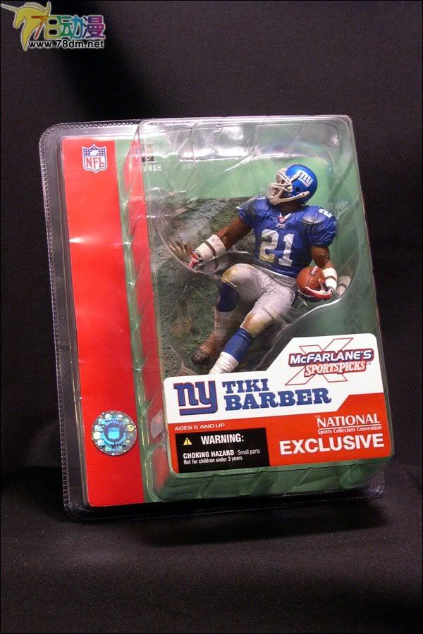 麦克法兰系列玩具 NFL美式足球系列 NATIONAL 2003: TIKI BARBER
