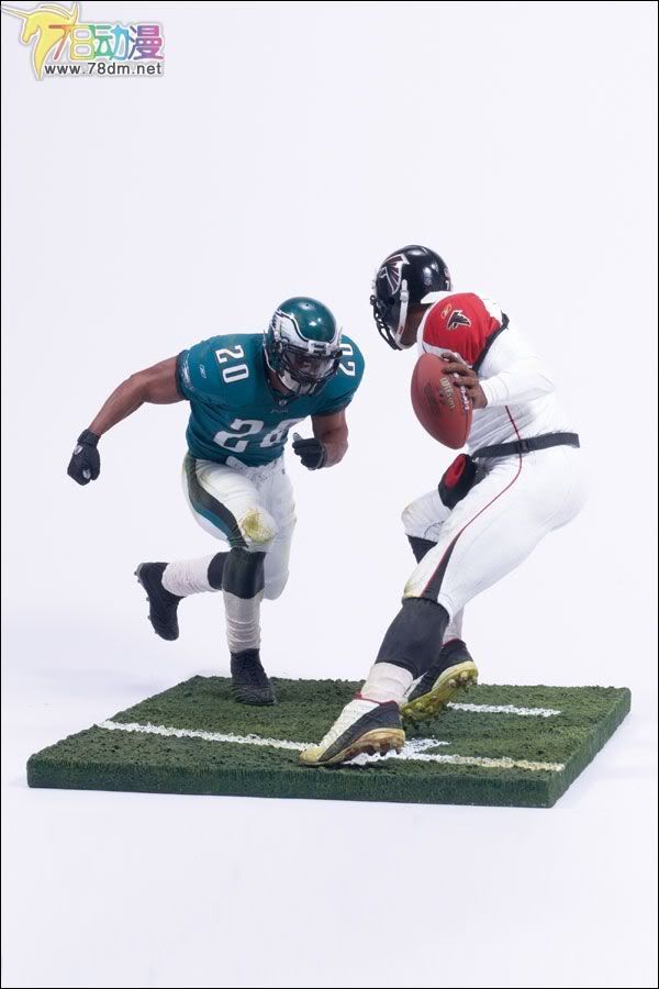 麦克法兰系列玩具 NFL美式足球系列 NFL 2-PACK: MICHAEL VICK 3 & BRIAN DAWKINS