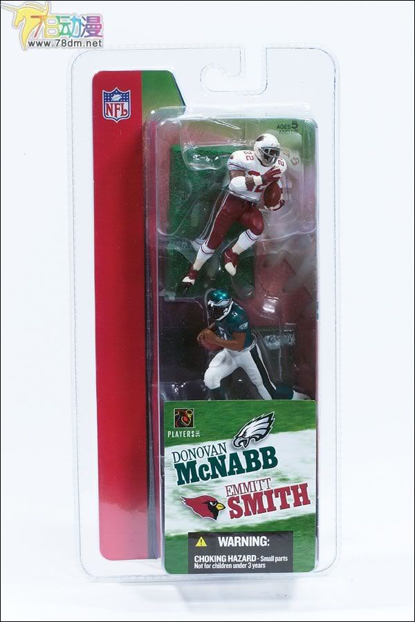 麦克法兰系列玩具 NFL美式足球系列 3寸 NFL 第1代 DONOVAN MCNABB/EMMITT SMITH