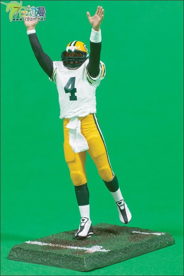 麦克法兰系列玩具 NFL美式足球系列 3寸 NFL 第2代 BRETT FAVRE 2/TONY GONZALEZ