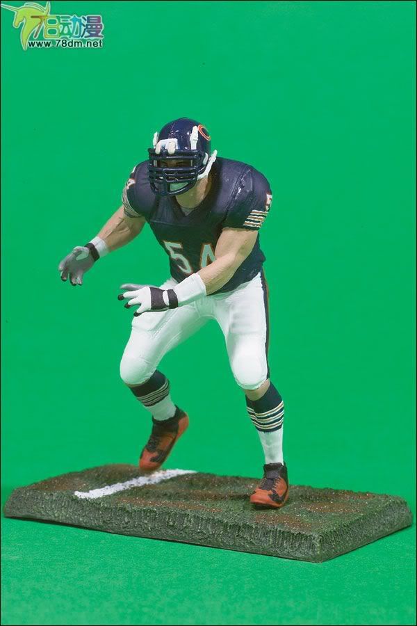 麦克法兰系列玩具 NFL美式足球系列 3寸 NFL 第2代 BRIAN URLACHER/DEUCE MCALLISTER