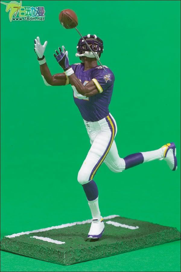 麦克法兰系列玩具 NFL美式足球系列 3寸 NFL 第2代 RANDY MOSS/DREW BLEDSOE