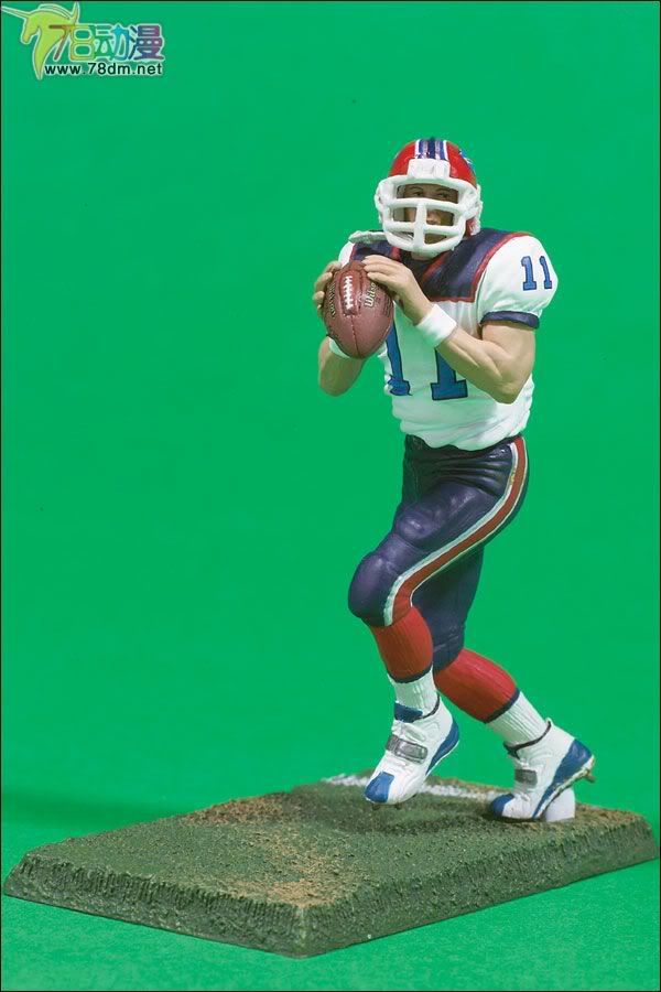 麦克法兰系列玩具 NFL美式足球系列 3寸 NFL 第2代 RANDY MOSS/DREW BLEDSOE