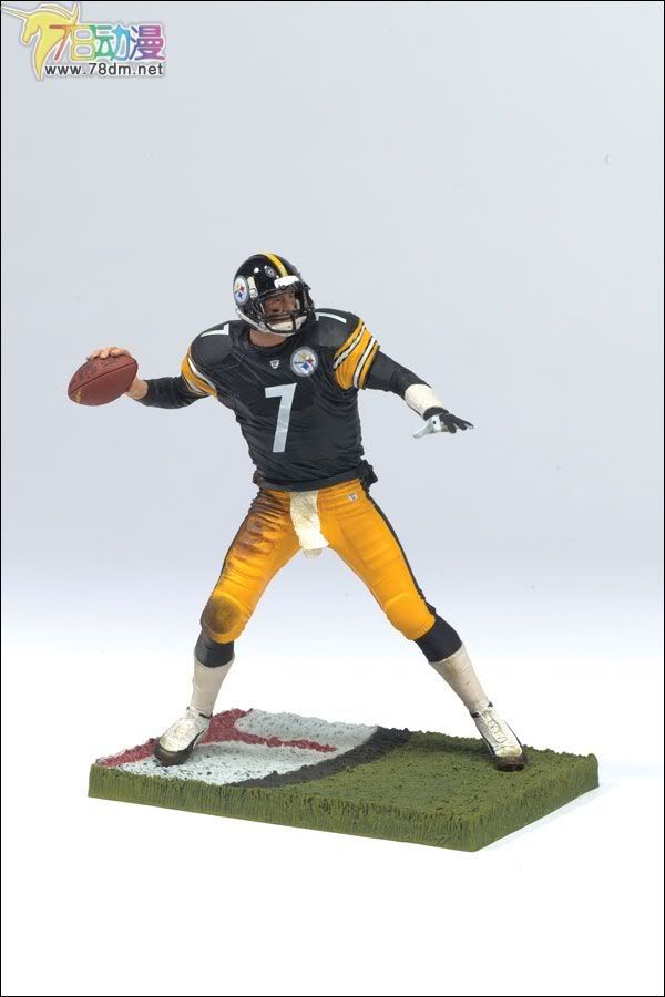 麦克法兰系列玩具 NFL美式足球系列 3寸 NFL 第4代 BEN ROETHLISBERGER