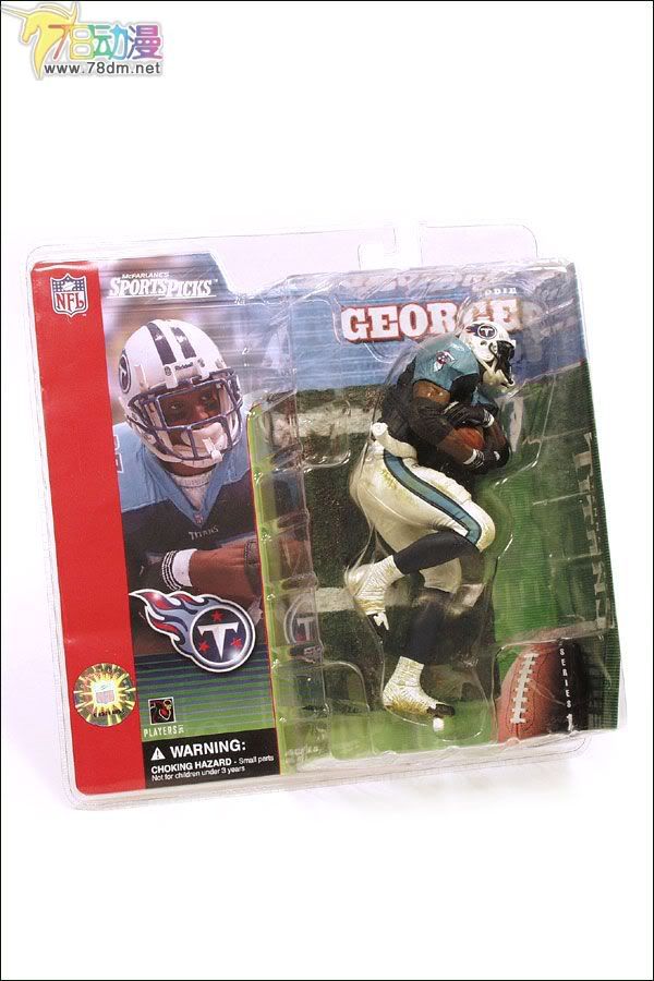 麦克法兰系列玩具 NFL美式足球系列 NFL 第1代 EDDIE GEORGE