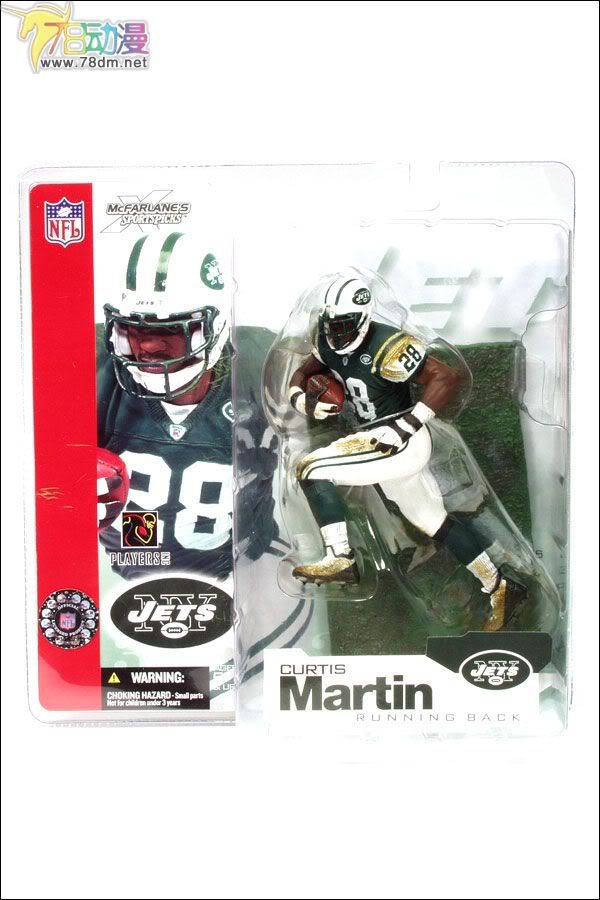 麦克法兰系列玩具 NFL美式足球系列 NFL 第4代 CURTIS MARTIN