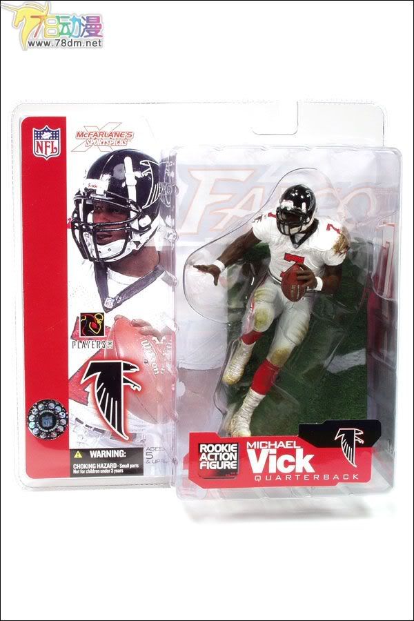 麦克法兰系列玩具 NFL美式足球系列 NFL 第4代 MICHAEL VICK
