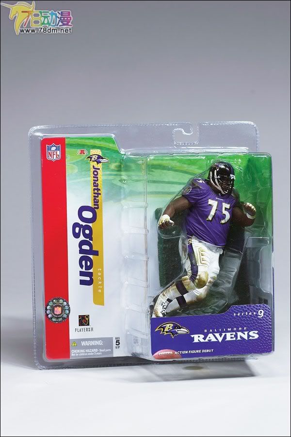 麦克法兰系列玩具 NFL美式足球系列 NFL 第9代 JONATHAN OGDEN