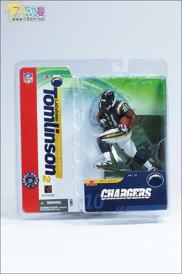麦克法兰系列玩具 NFL美式足球系列 NFL 第10代 LADAINIAN TOMLINSON 2
