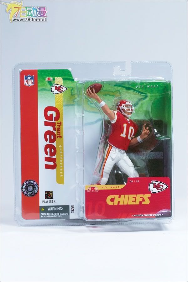 麦克法兰系列玩具 NFL美式足球系列 NFL 第10代 TRENT GREEN