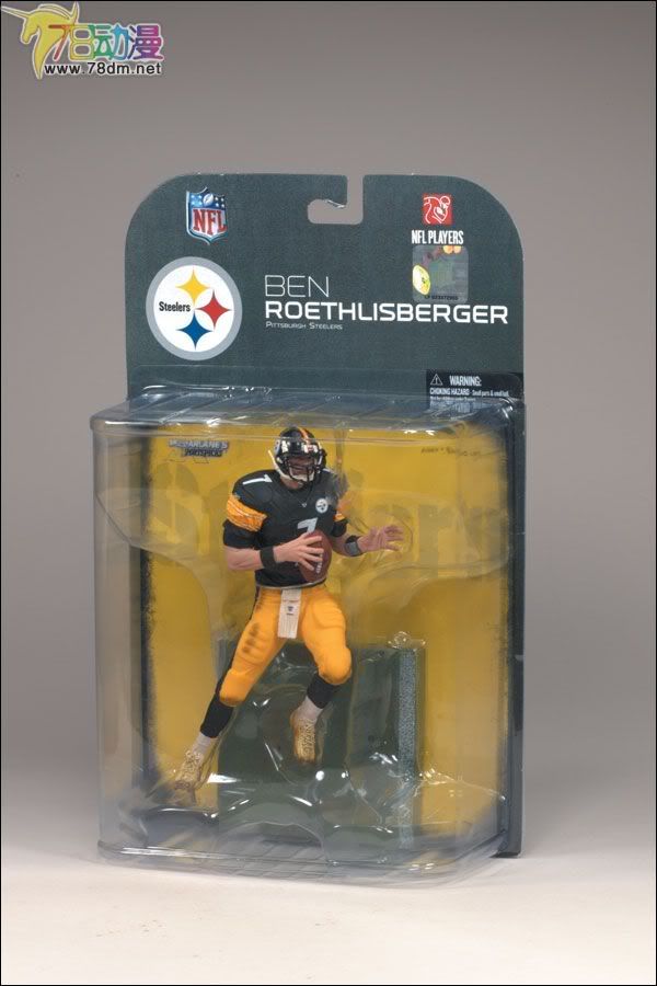 麦克法兰系列玩具 NFL美式足球系列 NFL 第18代 BEN ROETHLISBERGER 2