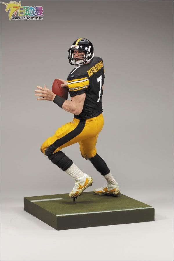 麦克法兰系列玩具 NFL美式足球系列 NFL 第18代 BEN ROETHLISBERGER 2